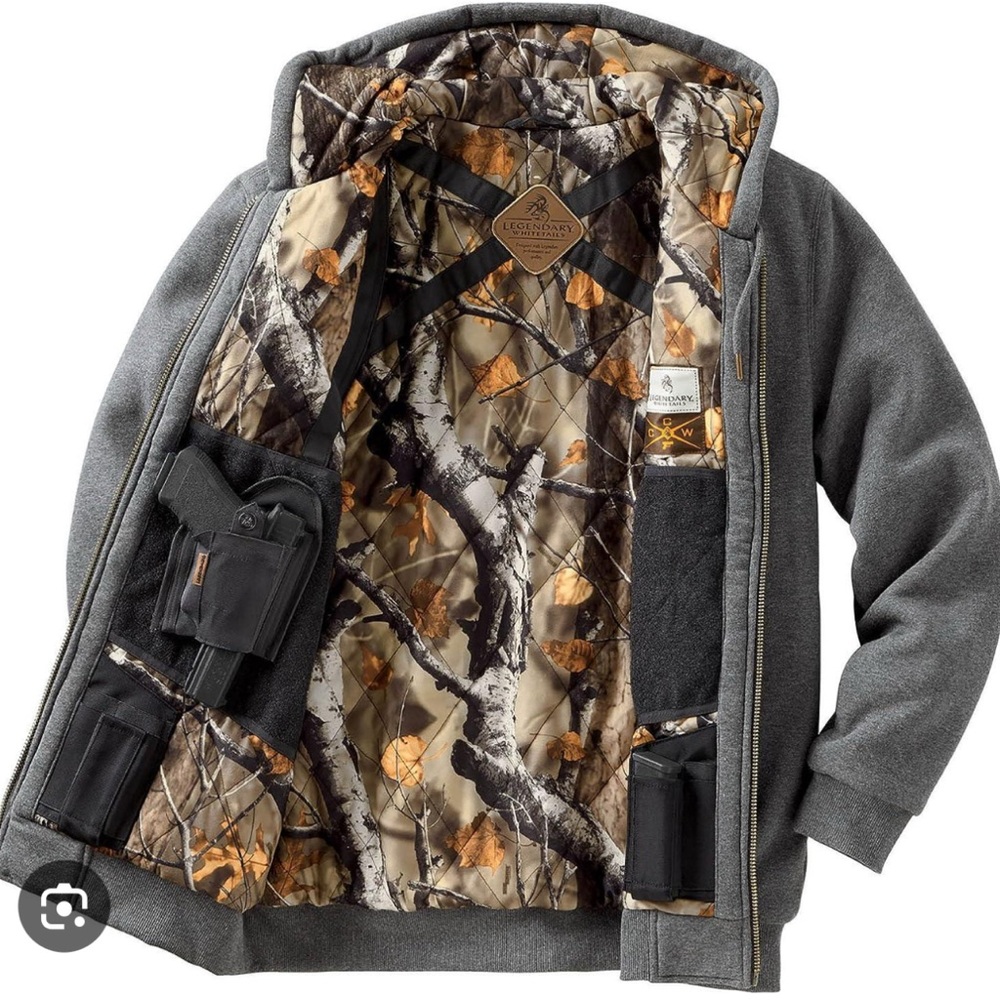 Concealed Carry Full Guard Insulated Hooded Sweatshirt